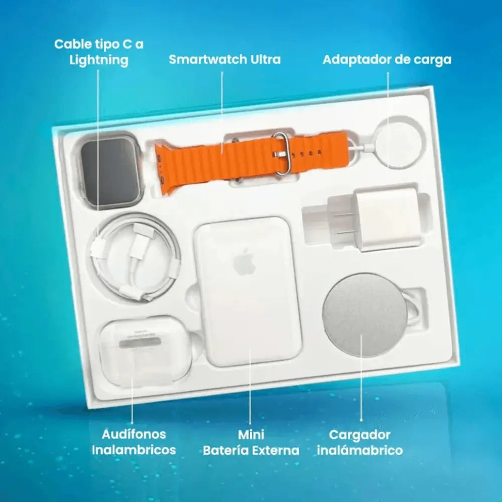 Combo Inteligente X8 Ultra⏱️🎧🔋✨